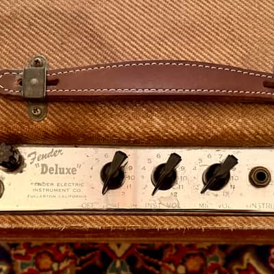 Fender Deluxe 5B3 Wide Panel 10-Watt 1x12" Guitar Combo 1953 - 1955 - Tweed image 4