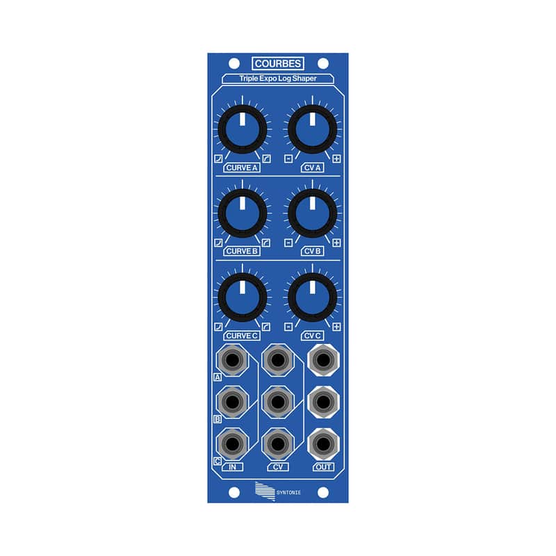 Syntonie Courbes - Triple Expo Log Shaper Eurorack Video Module image 1
