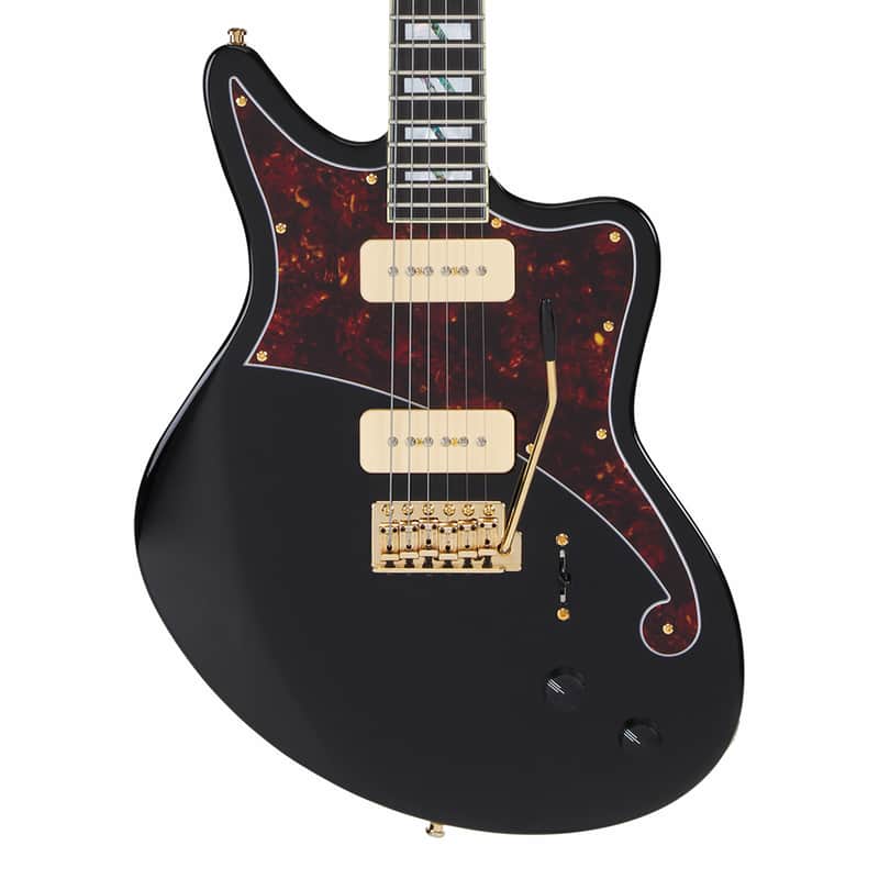 D'Angelico Deluxe Bedford Electric Guitar - Black - B-Stock