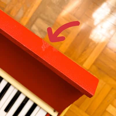 Rare Busilacchio Red Chord/Reed Organ (Italy, 1960s) – vintage cased electric organ and harmonium! image 4