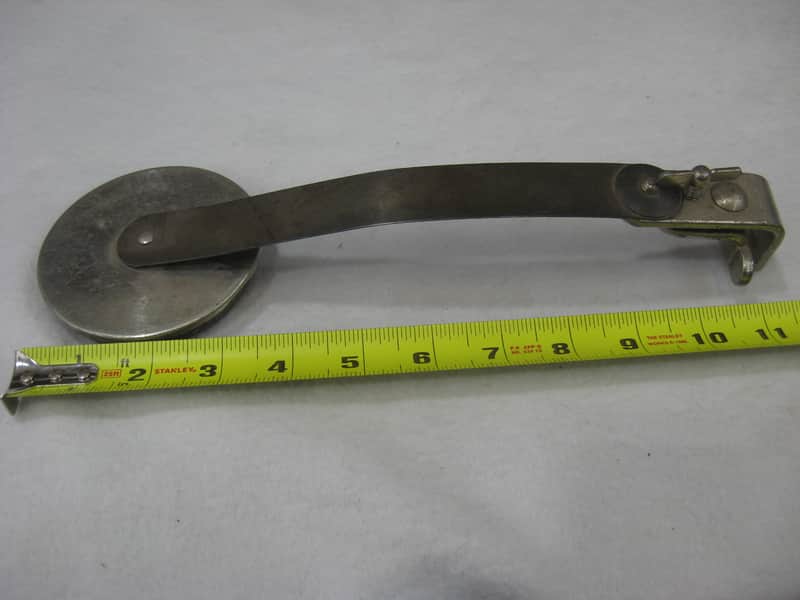 Leedy Hoop Mount Bass Drum Paddle Muffler (TDG-U-12313) 40's/50's - Nickel Plated image 1