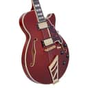 D'Angelico Excel Series SS Semi-Hollow Electric Guitar w/ USA Seymour Duncan Humbuckers & Shield Tremolo Viola