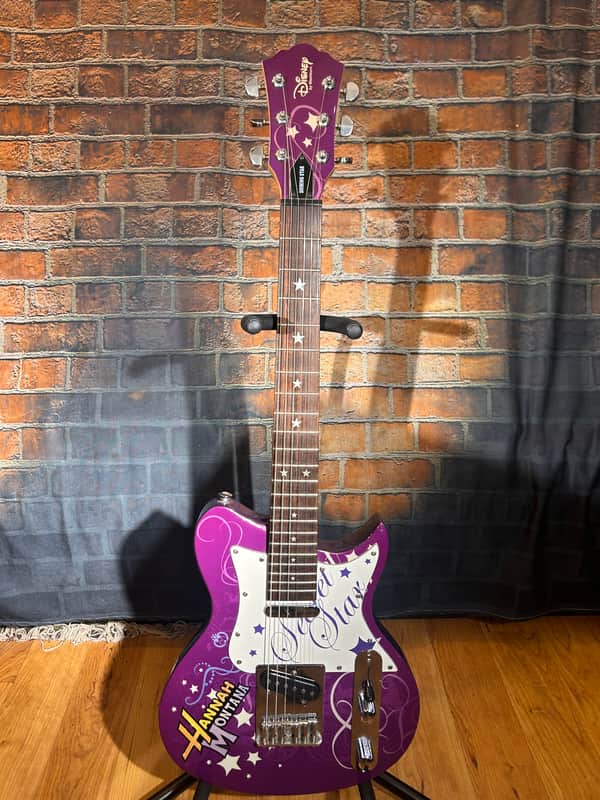 Hannah Montana "Shining Star" by Washburn/Disney - Purple image 1