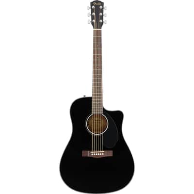 Fender CD-60SCE Black - Acoustic Guitar image 1