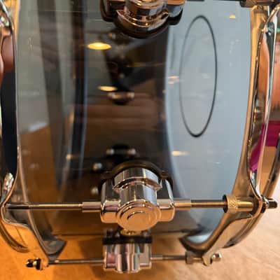 DW Design Series Acrylic 6.5x14" Snare Drum- Smoke Glass image 4