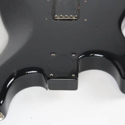 1989 Vintage Squier Fender Stratocaster Factory Black BODY Made in USA Strat 1980s image 14