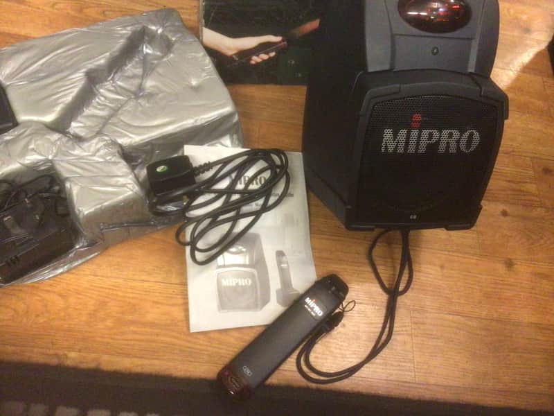 New/Old Stock MA-101ACT Wireless Wall-mountable (if needs be) Portable PA.. Take it Anywhere image 1