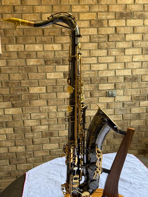 P. Mauriat 20th Anniversary Kirk Whalum PMXT-66RBX20 Tenor Sax - Black Nickel with Gold-lacquered Keys image 1