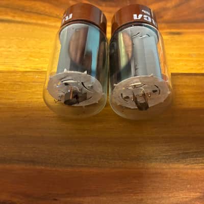 NOS Matched Pair RCA Philips Sylvania made JAN 6L6WGB 5881 tubes image 3