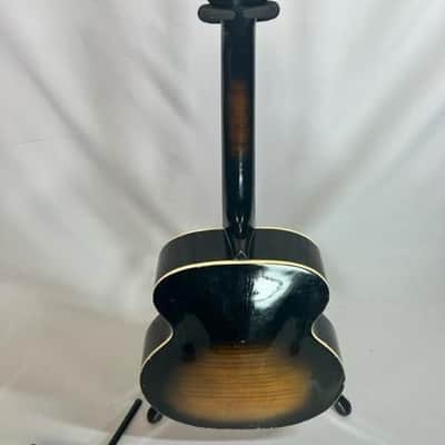 Vintage Harmony Broadway Archtop Guitar, Tobacco Burst, 1950s (Used) image 7