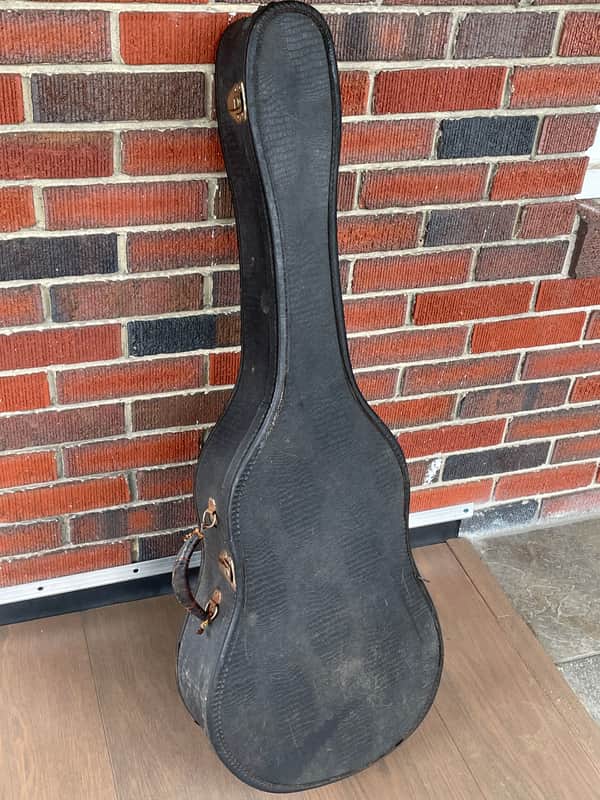 vintage Geib Challenge case for parlor guitar acoustic martin image 1