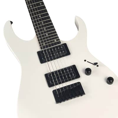 Ibanez GRG7221 RG Gio 7-String Guitar White image 8