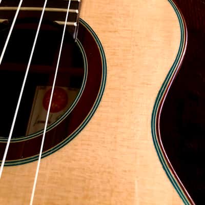Leonardo Rojas Artisan Concert Ukulele-Spruce/Ziricote and Flamed Maple image 8