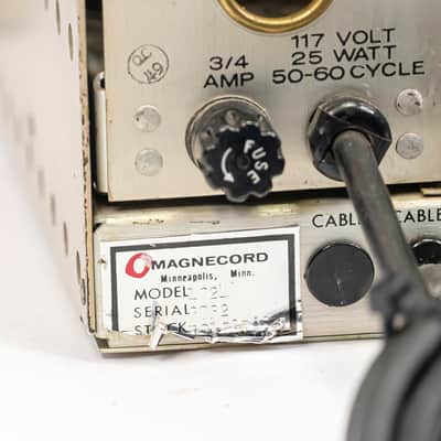 Magnecord 1024 Reel to Reel Tape Recorder Rack System w/ Preamp EQ 1964 Vintage image 7