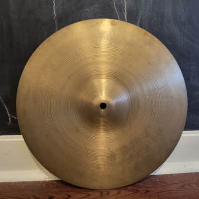 Vintage 1960s A Avedis Zildjian 14" Hi-hat Cymbal 1355g image 1