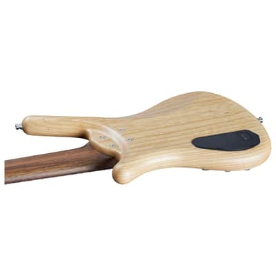Warwick Pro Series Corvette Standard 6 String Active Ash Natural Transparent Satin GPS1246 90AA ASH FR image 5