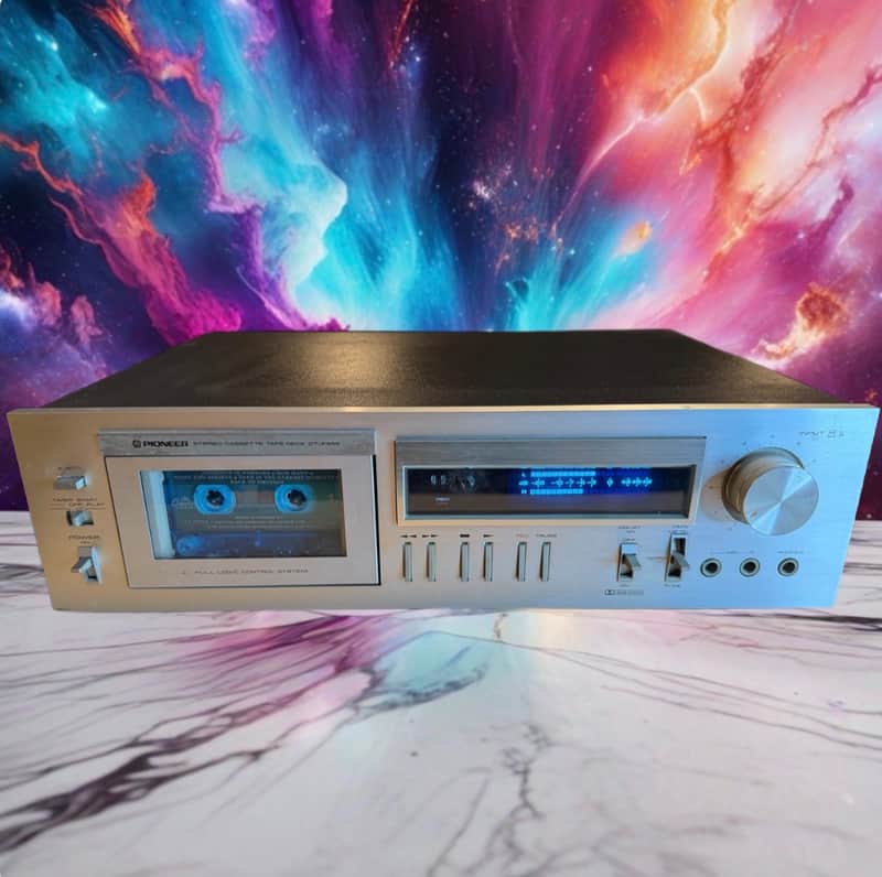 Vintage Pioneer CT-F555 Stereo Cassette Tape Deck Player Recorder FRESH SERVICE! image 1
