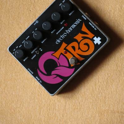 Electro-Harmonix Q-Tron Plus Envelope Filter with Effects Loop - Black Purple Orange image 2