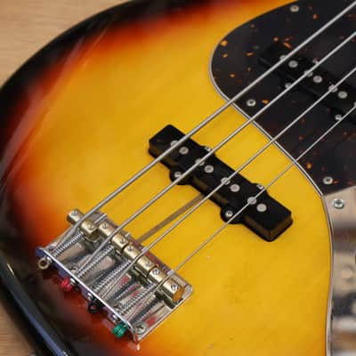 2018 Fender Japan Traditional 60's Jazz Bass (Sunburst) image 4
