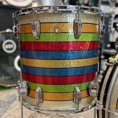 Ludwig Classic Maple 13-16-22 w/ Snare - Salesman Sparkle image 8