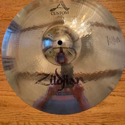 Zildjian 14" A Custom Hi-Hat Cymbals (Pair) 1991 - Present - Brilliant image 2