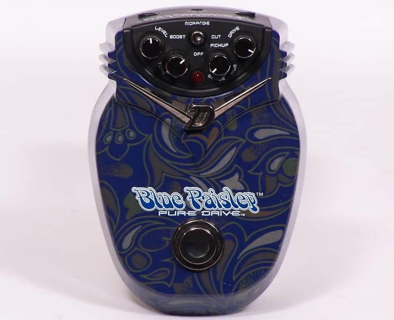 Danelectro Blue Paisley Overdrive Effect Pedal | Reverb