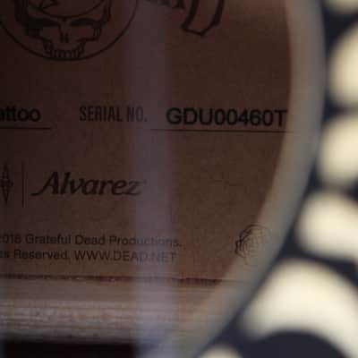 Alvarez Grateful Dead GDU26C Tattoo Limited Edition Ukulele with Gig Bag image 5
