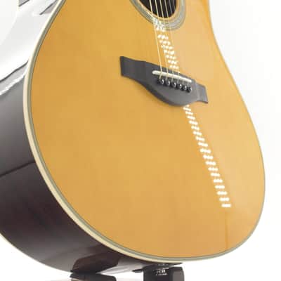 Yamaha LL-TA TransAcoustic Dreadnought 2024 Vintage Tint image 9