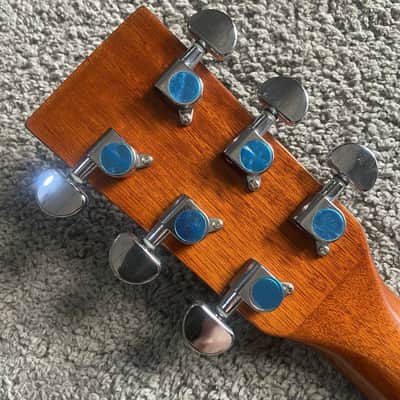 Sunburst 41 Inch Acoustic Guitar, Spruce Mahogany Body, Abalone Inlay Binding, Rosewood Fingerboard Neck image 4