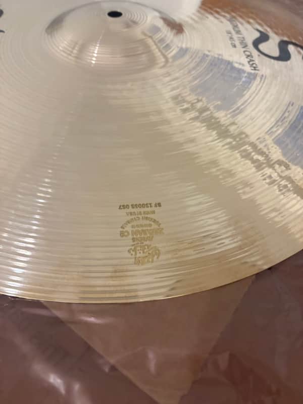 Zildjian 18" S Series Medium Thin Crash Cymbal 2016 - Present - Brilliant image 1