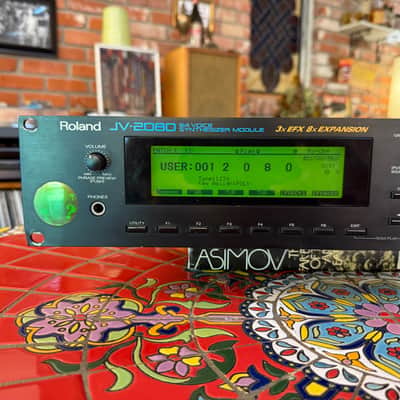 Roland JV-2080 64-Voice Synthesizer Module 1997 - 2000 - Black image 2