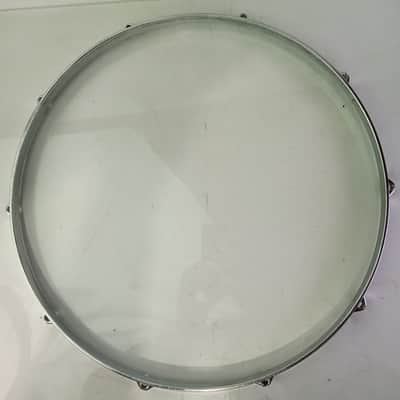 Milestone 16"Die-Cast 10Lug Floor Tom Drum Rim Hoop Vintage 80s Chrome Tempus CA image 6