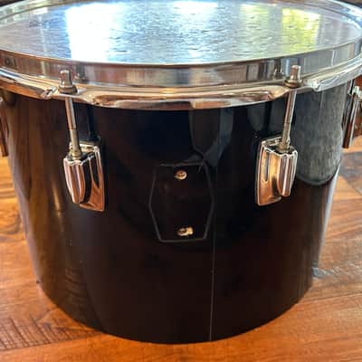 Vintage 1980s Tama Imperialstar 10 x 14 Drum Concert Tom OG Jet Black Wrap image 6