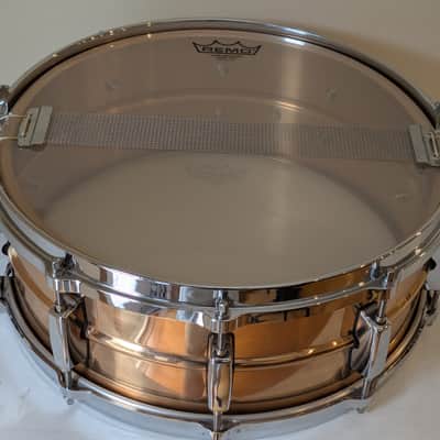 Peace Bronze 14x5.5" Snare with Diecast Hoops - Bronze image 12