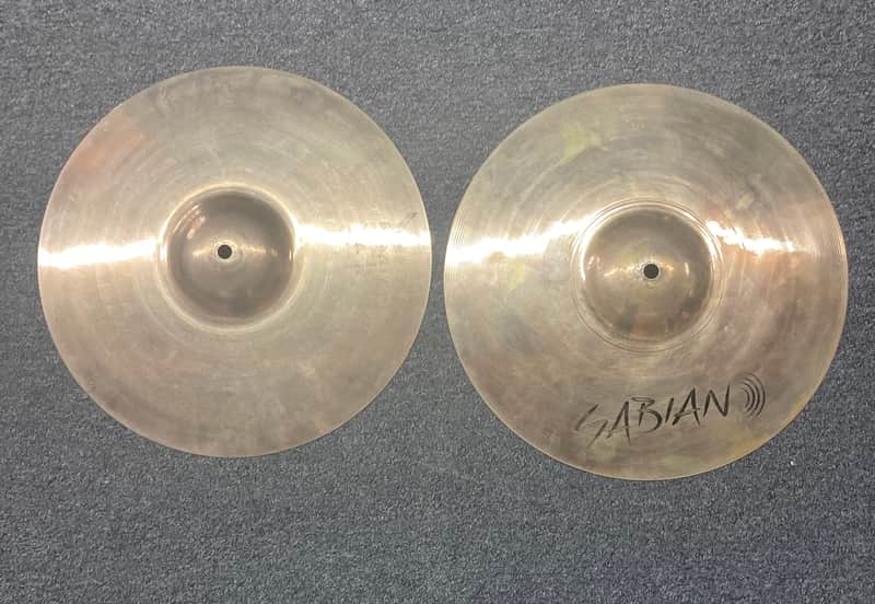Sabian 14" AAX X-Plosion Hi-Hat Cymbals (Pair) 2019 - Present - Natural image 1
