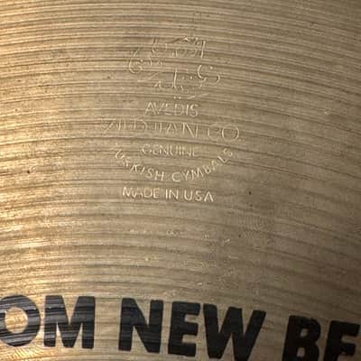 Zildjian New Beat 14" Hi-Hats Hi Hat Cymbals Vintage 70s 80s 1000 1400 Grams image 11