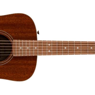Fender California Mini Redondo Acoustic Guitar In Natural Sapele - Incl Gig bag, image 2
