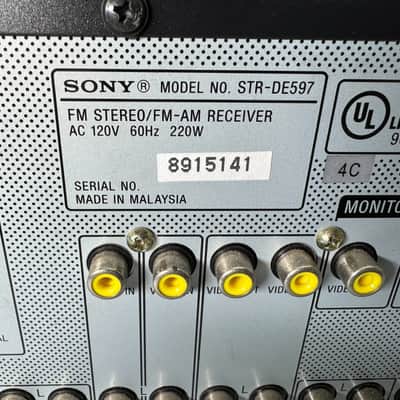 Sony STR-DE597 Receiver HiFi Stereo Vintage 6.1 Channel Home Theater Audio Radio image 6