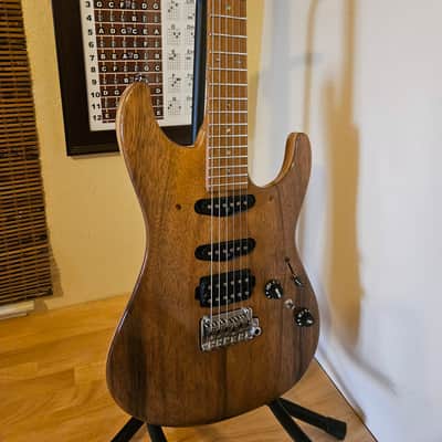 Ibanez TQM1-NT Tom Quayle Signature with Monkey WOOD body & Maple Neck 2018 - Present - Natural image 2