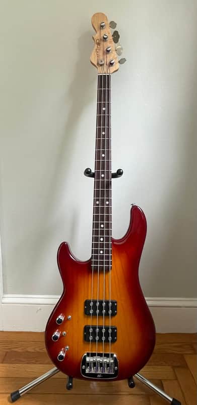 USA G&L L-2000 Left Handed 1998 - Cherry Sunburst image 1