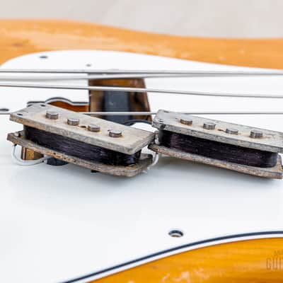 1972 Fender Precision Bass Natural Ash Vintage Bass w/ 1 1/2" Nut Width, Case image 19