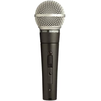 Shure SM58S | Cardioid Dynamic On Off Switch Microphone image 1