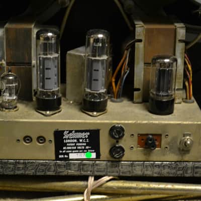 Vintage 1964 Selmer Thunderbird Twin 50 1964 Croc Skin image 13