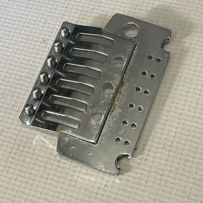 2000's Japan Jackson Licensed JT-580LP Low Profile Floyd Rose Tremolo Bridge Chrome Base Plate image 7