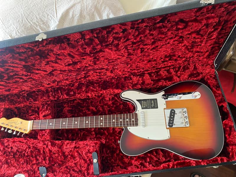 Fender TELECASTER 2021 - American Original 60s RW 3 Custom Sunbrust