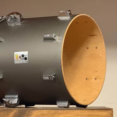 1980's Sonor Performer 16" Hi-tech Grey 16x16 Floor Tom image 11