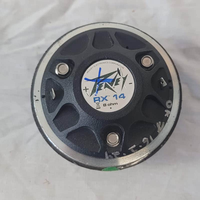 Peavey 03495480 RX14 Tweeter Horn Driver 2010s - Black/Silver image 1
