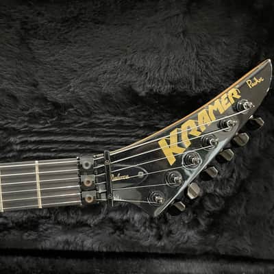 USA  Vintage Kramer Proaxe Deluxe 1989 Candy Blue, Seymour Duncans, Original Floyd Rose OHSC VG image 3