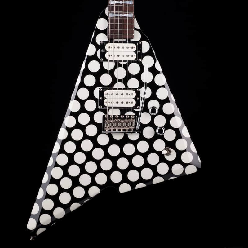 Pre-Owned 2017 Fender Custom Shop Masterbuilt Todd Krause Katana Black & White Dot with OHSC image 1