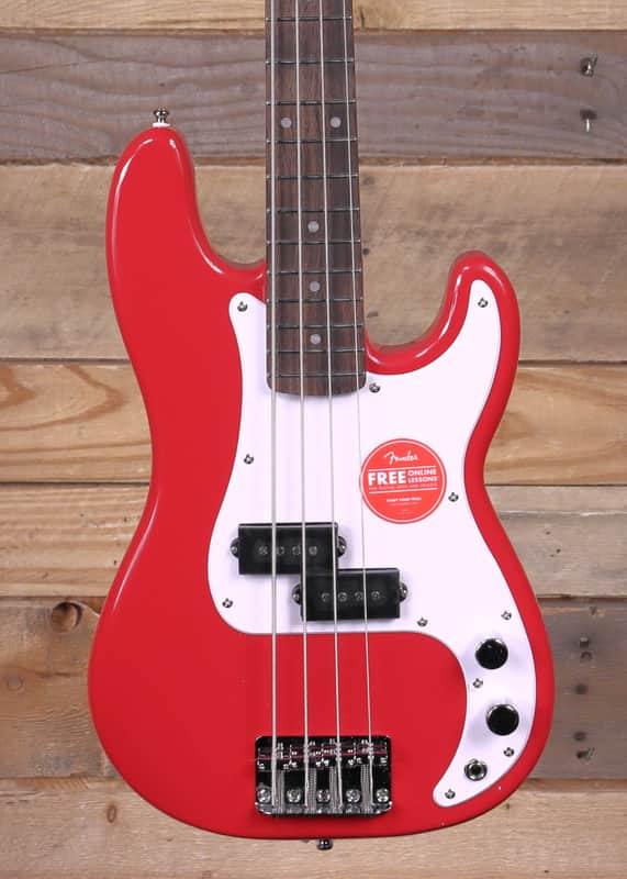Squier Mini Precision 4-String Bass Dakota  Red image 1